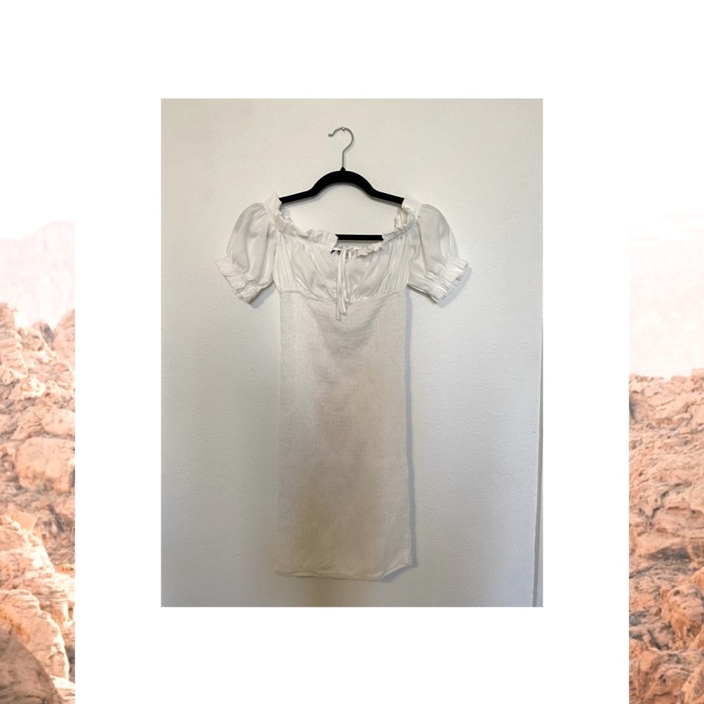 WHITE BODYCON DRESS 🤍